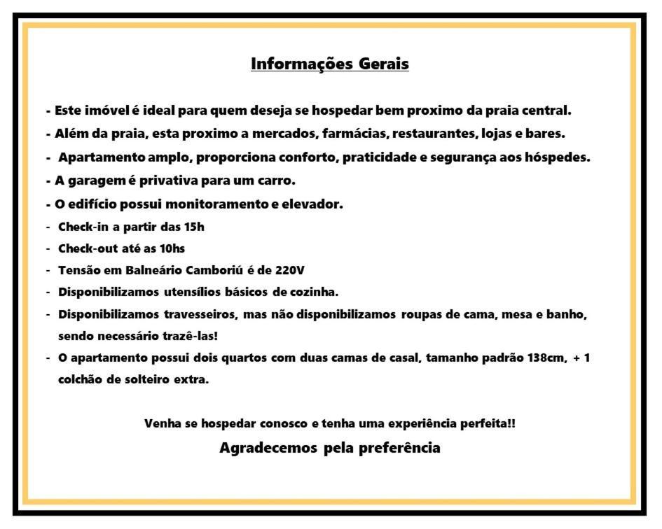 Perfeito Apartamento Com Churrasqueira E Garagem Privativa Em Balneario Camboriu Apartamento Exterior foto